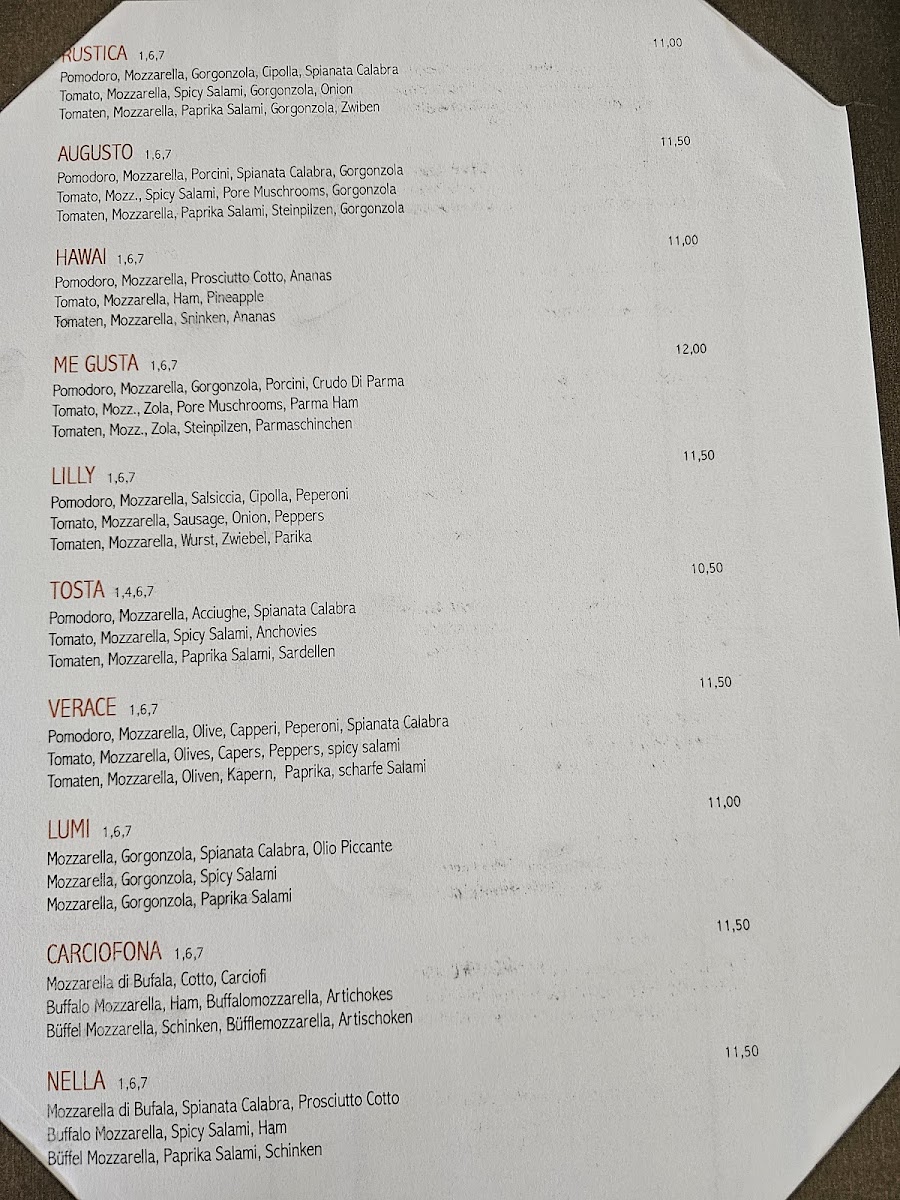 Menu Baia Tahiti-1