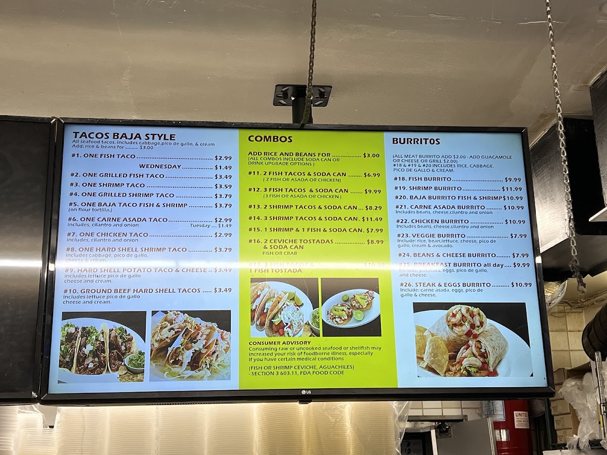 Menu Baja California Tacos-3