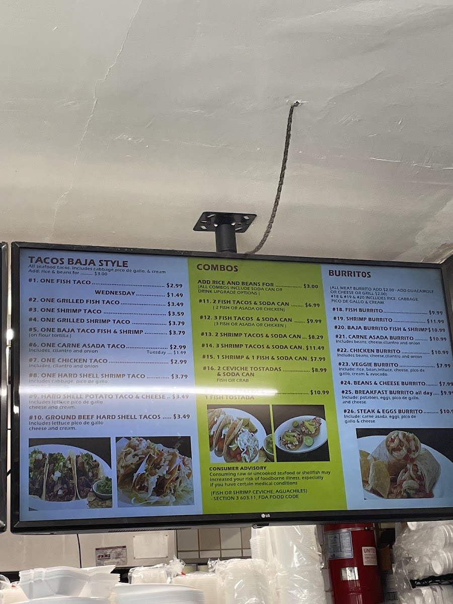 Menu Baja California Tacos-7