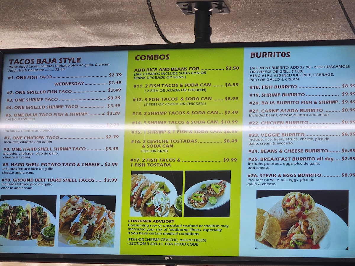 Menu Baja California Tacos-8