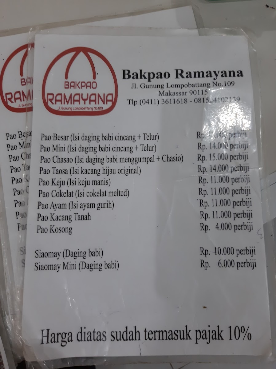 Menu Bakpao Ramayana & Rumah Makan Ramayana-7