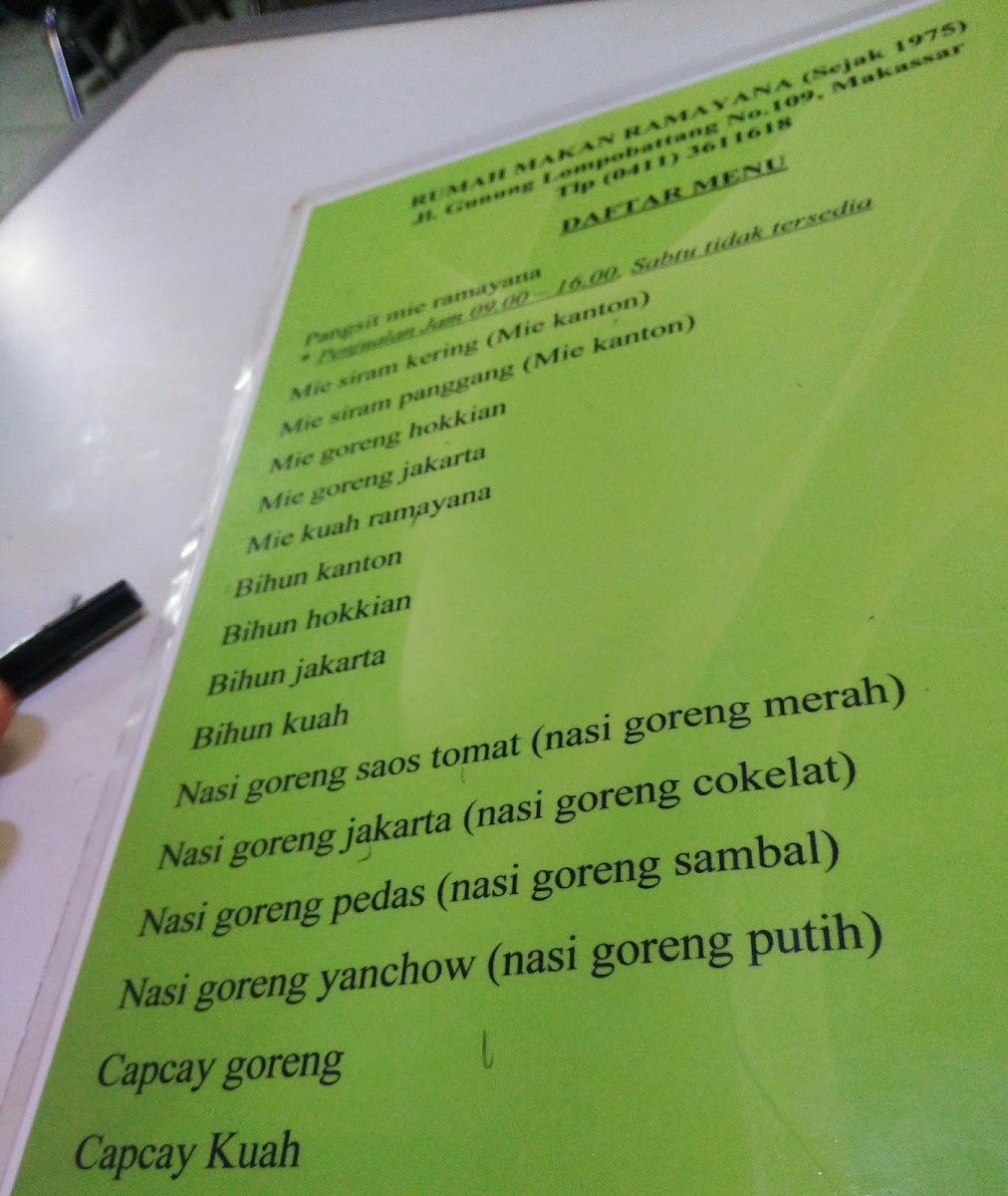 Menu Bakpao Ramayana & Rumah Makan Ramayana-8