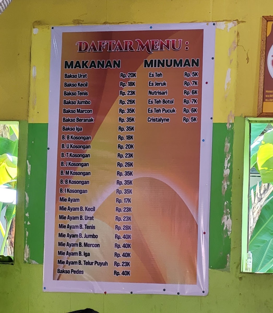Menu Bakso Fajar Takoma-1