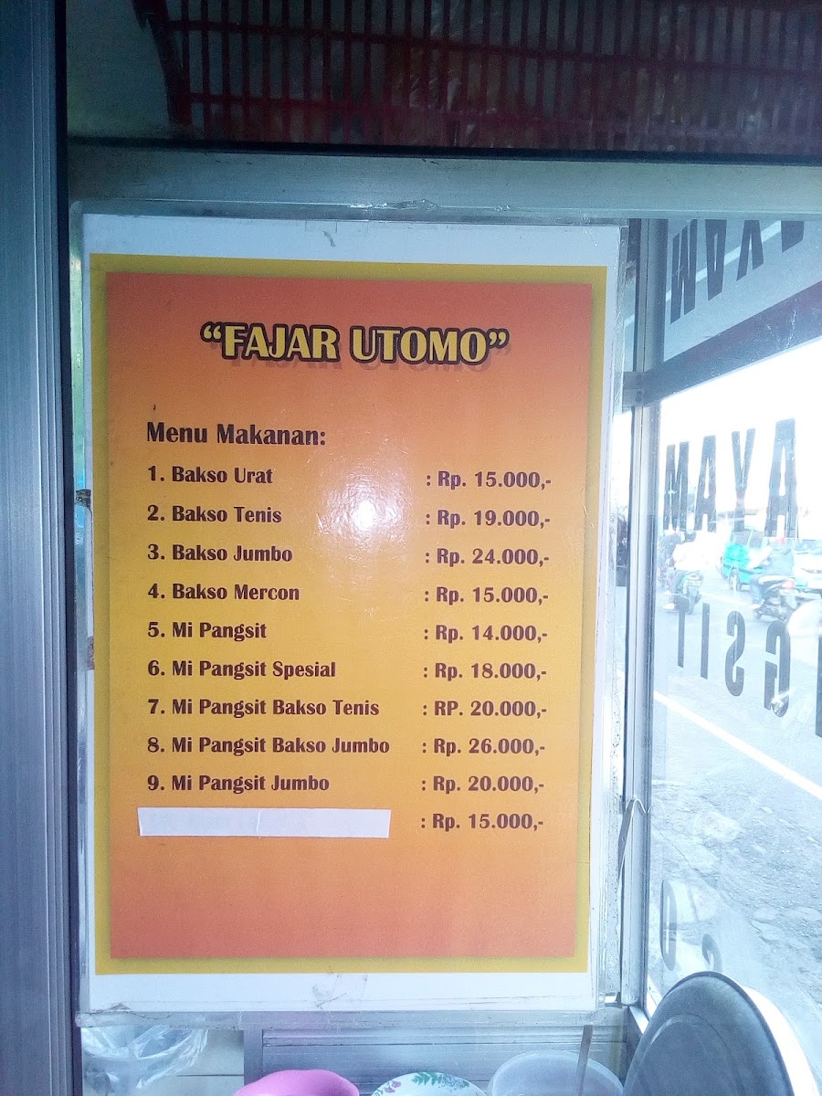 Menu Bakso Fajar Takoma-4