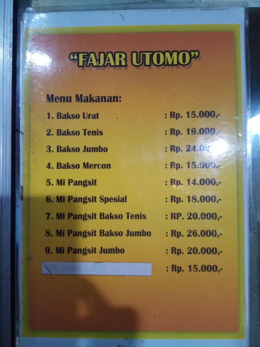 Menu Bakso Fajar Takoma-5