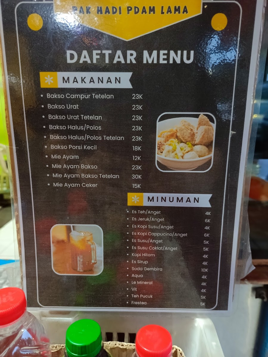 Menu Bakso Pak Hadi-1