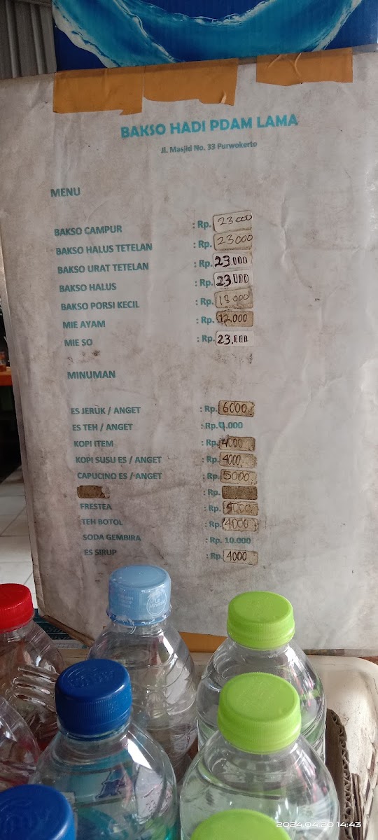 Menu Bakso Pak Hadi-3