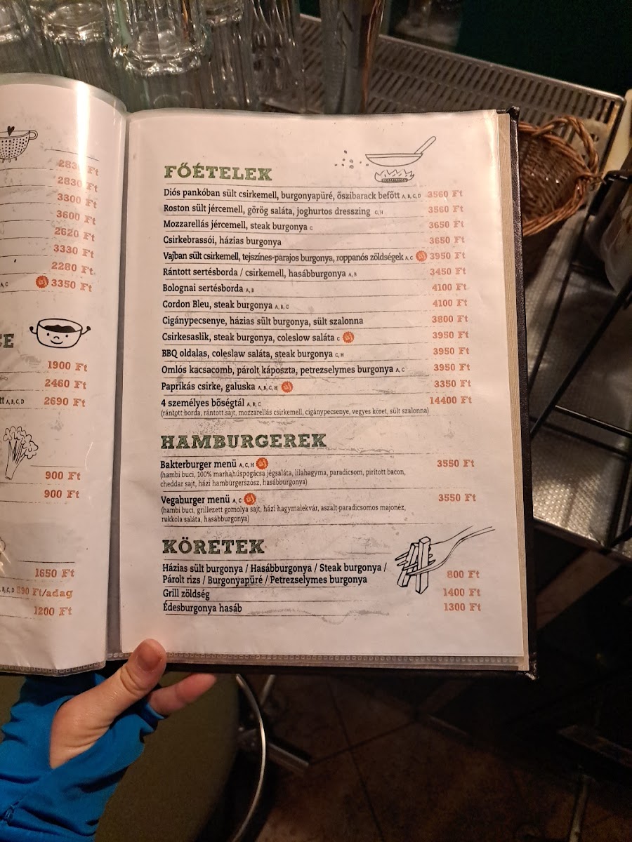 Menu Bakterház Pizzéria-5