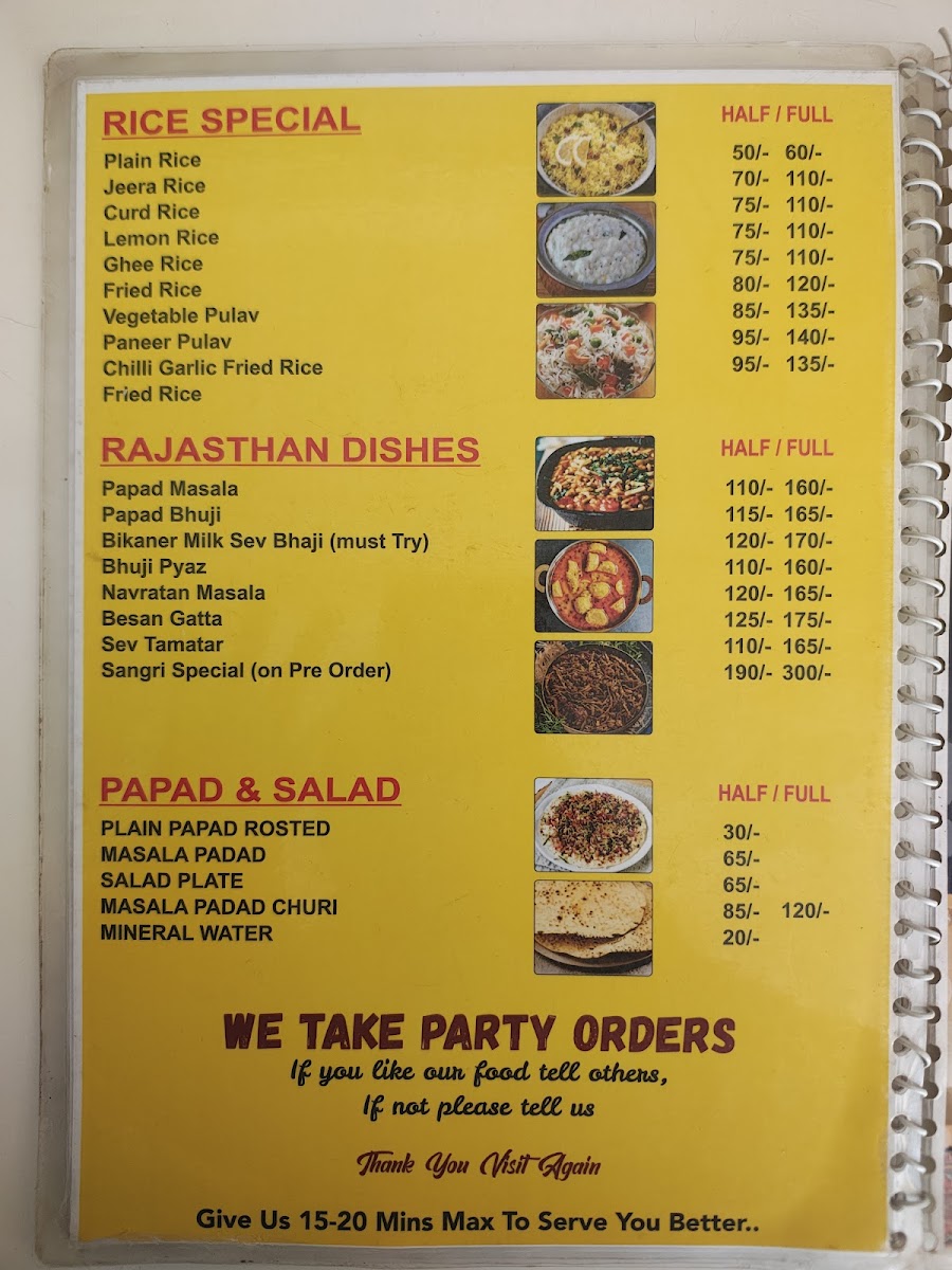 Menu Balaji Rajasthan Food House-3