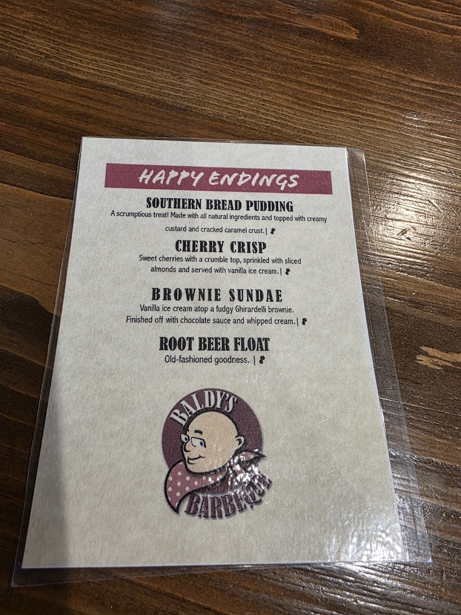 Menu Baldy's Barbeque-2