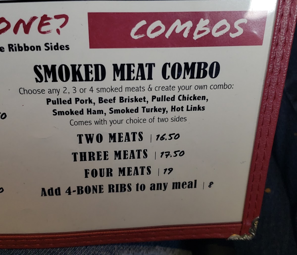 Menu Baldy's Barbeque-5