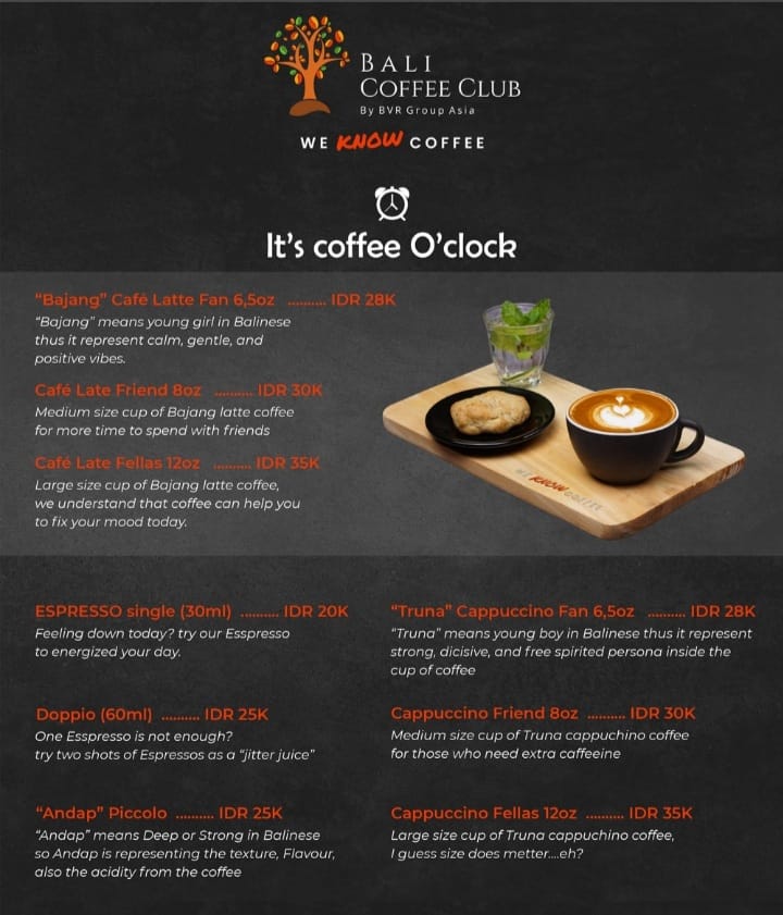 Menu Bali Coffee Club-1