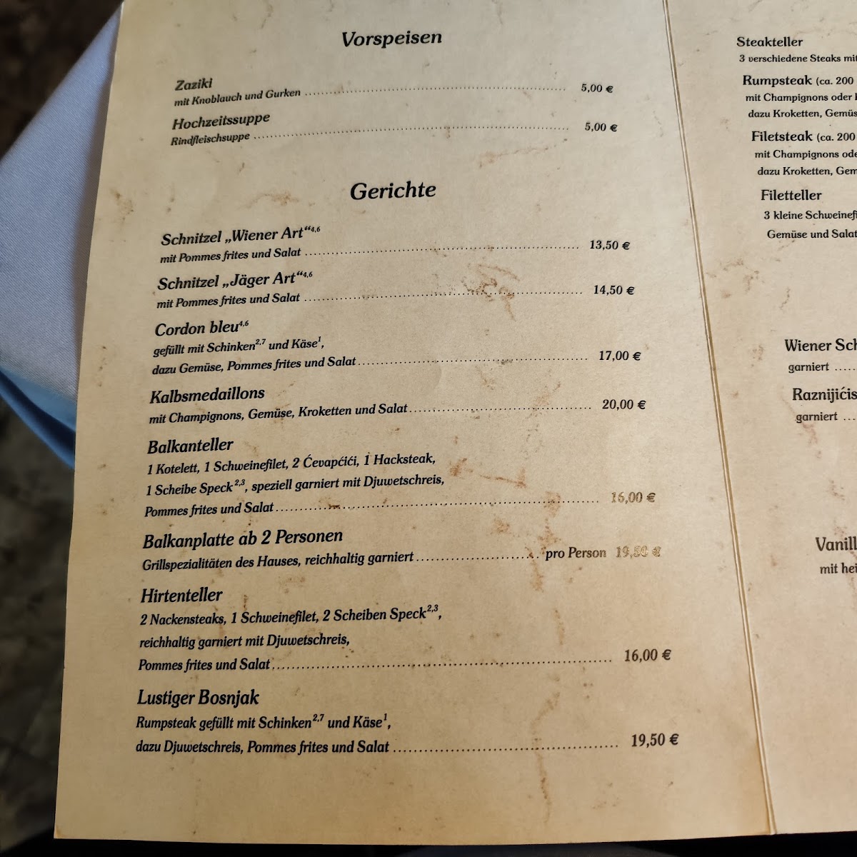 Menu Balkanrestaurant Lindenhof-2