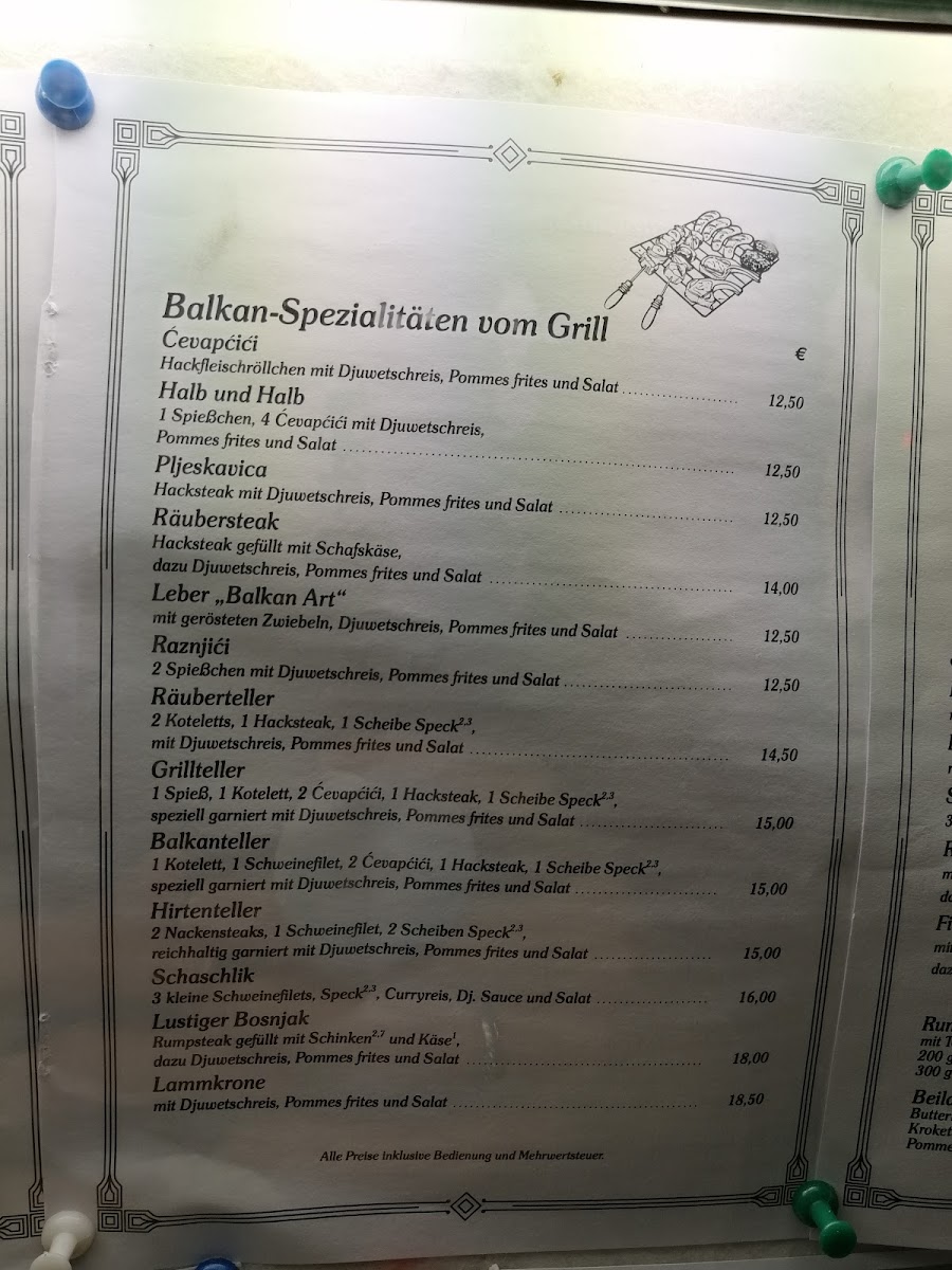 Menu Balkanrestaurant Lindenhof-4