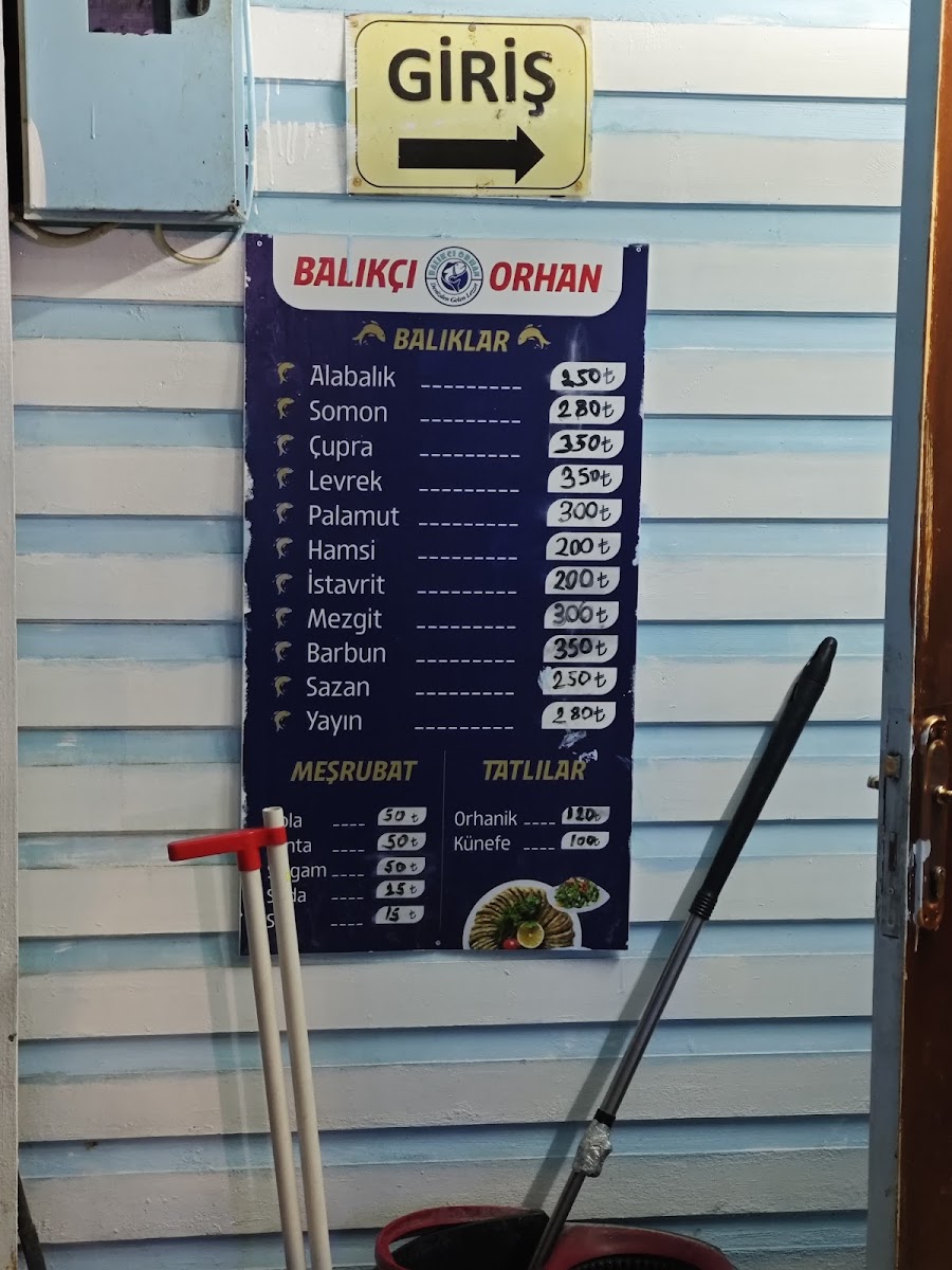 Menu Balıkcı Orhan-1
