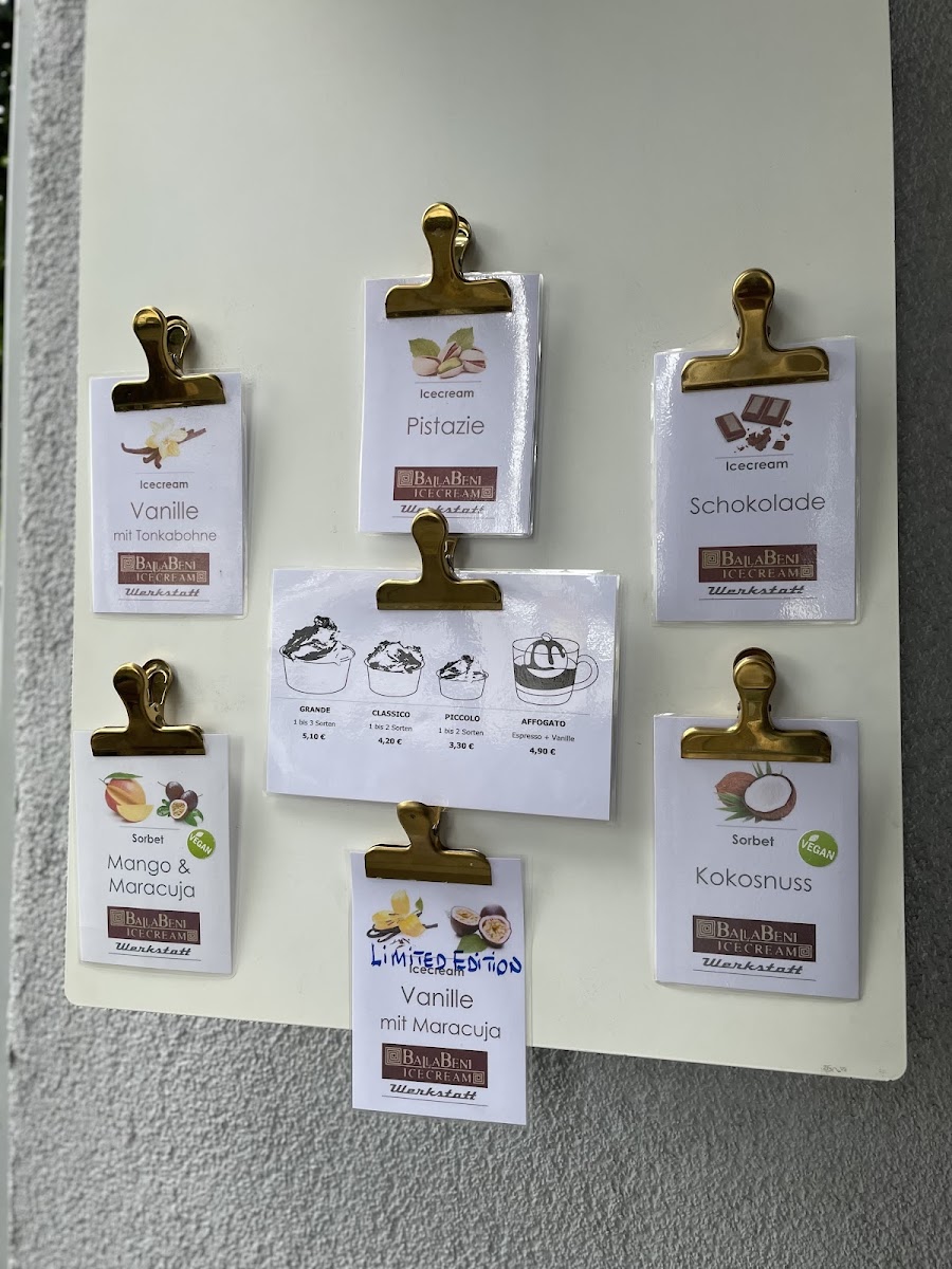 Menu Ballabeni Icecream Werkstatt-5
