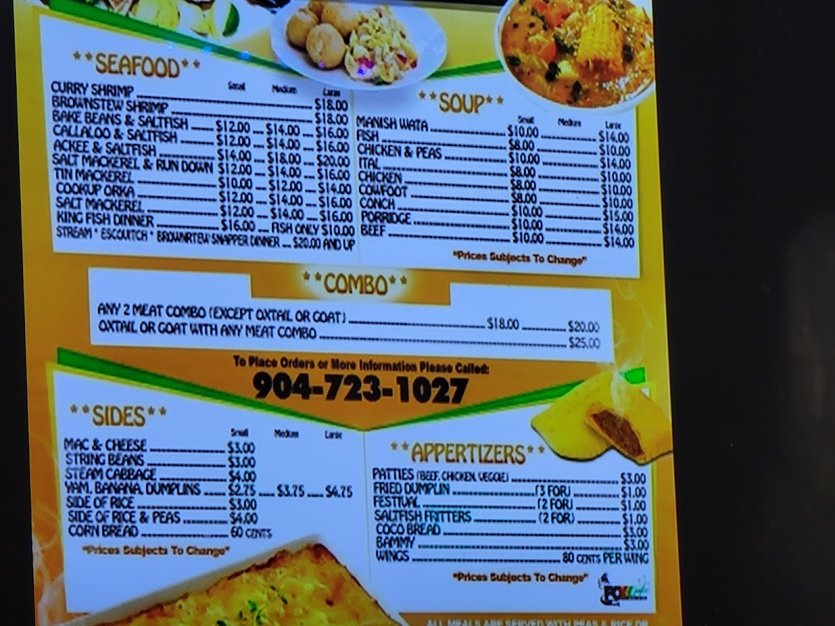 Menu Balla's Caribbean Restaurant-1