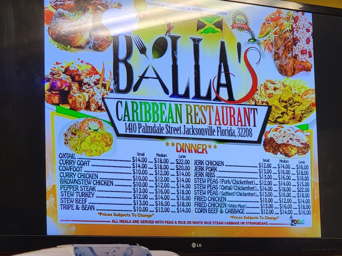 Menu Balla's Caribbean Restaurant-2
