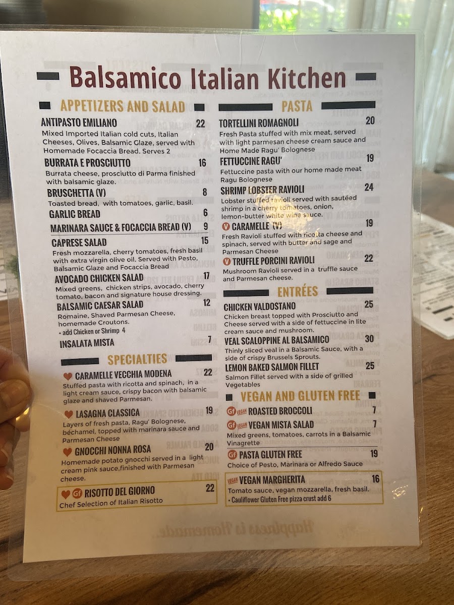 Menu Balsamico Italian Kitchen-5