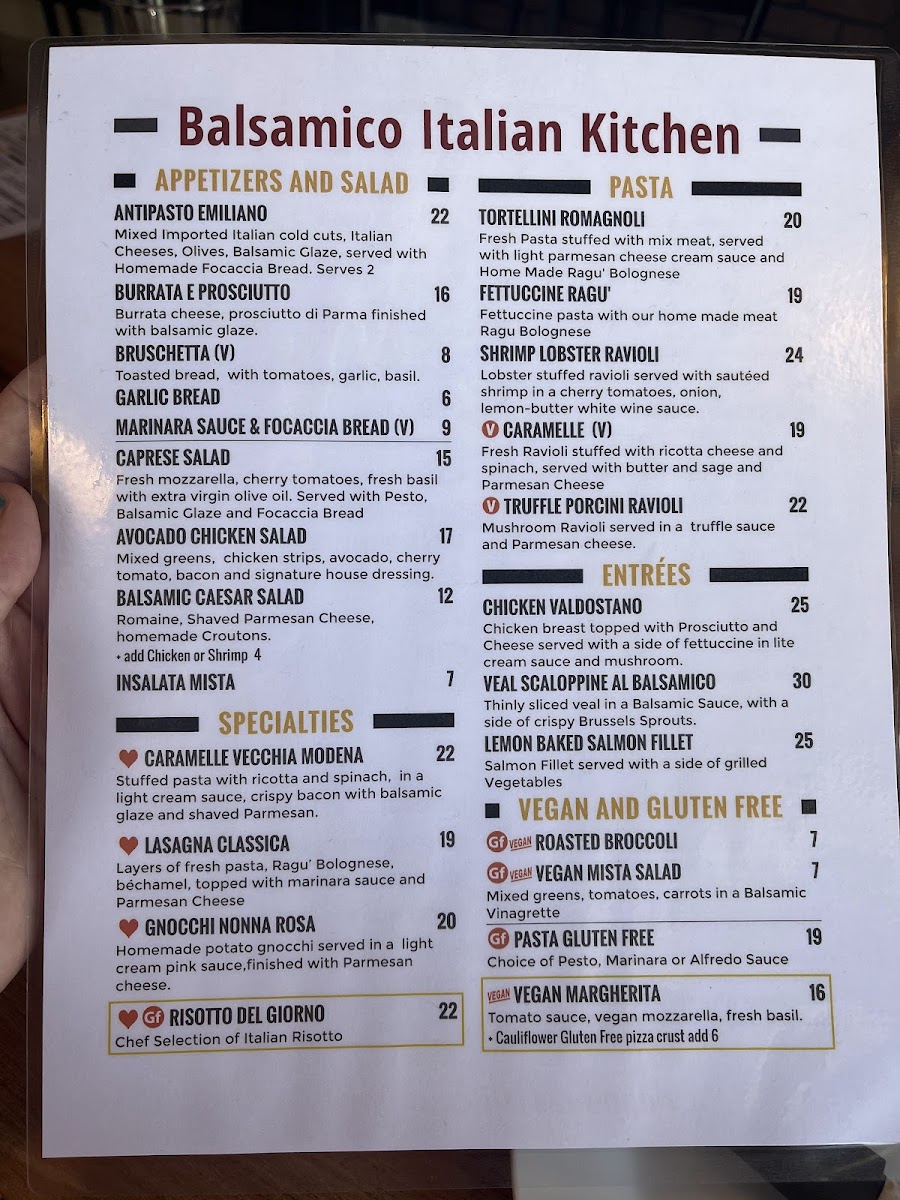 Menu Balsamico Italian Kitchen-7