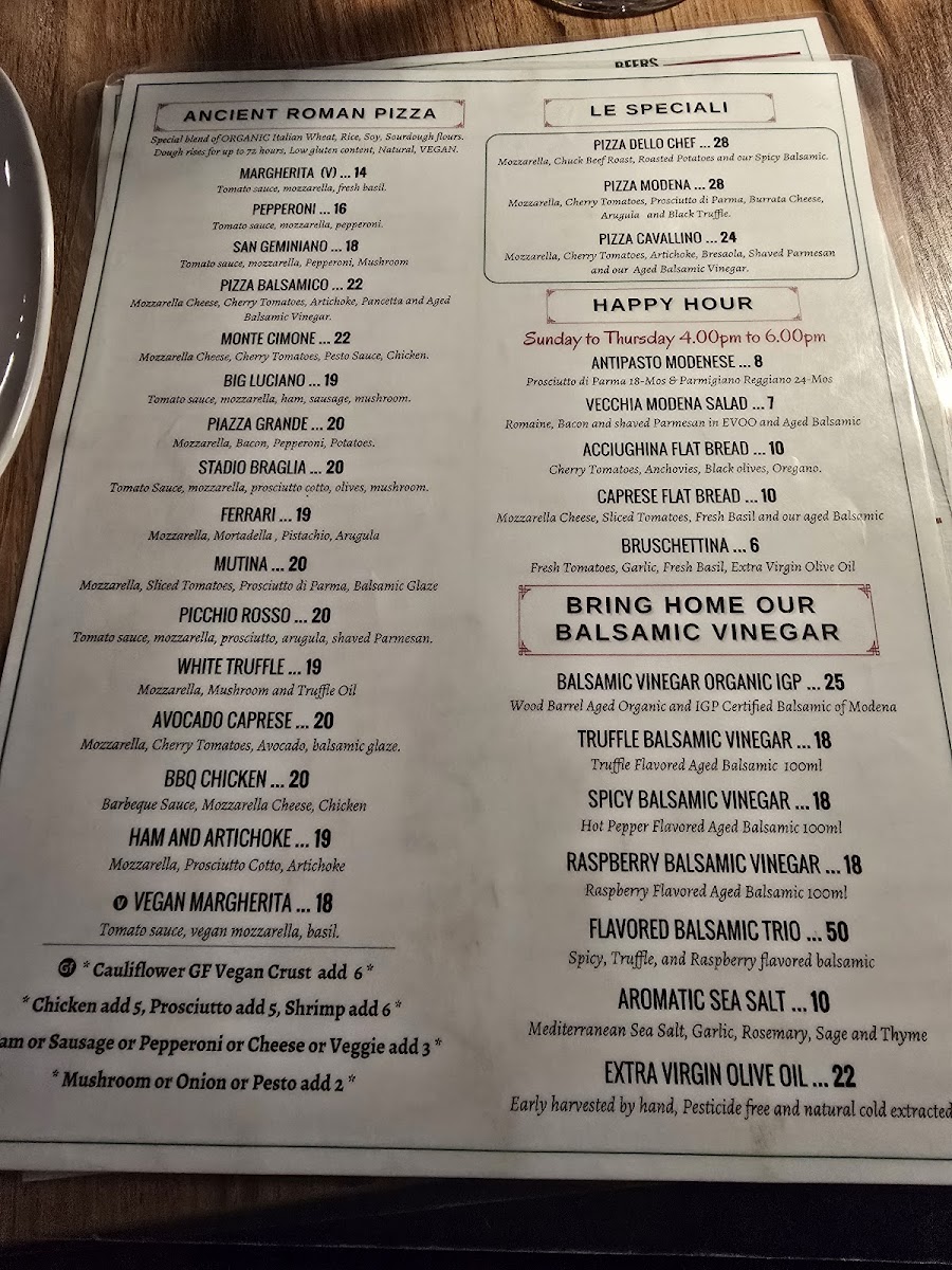 Menu Balsamico Italian Kitchen-9