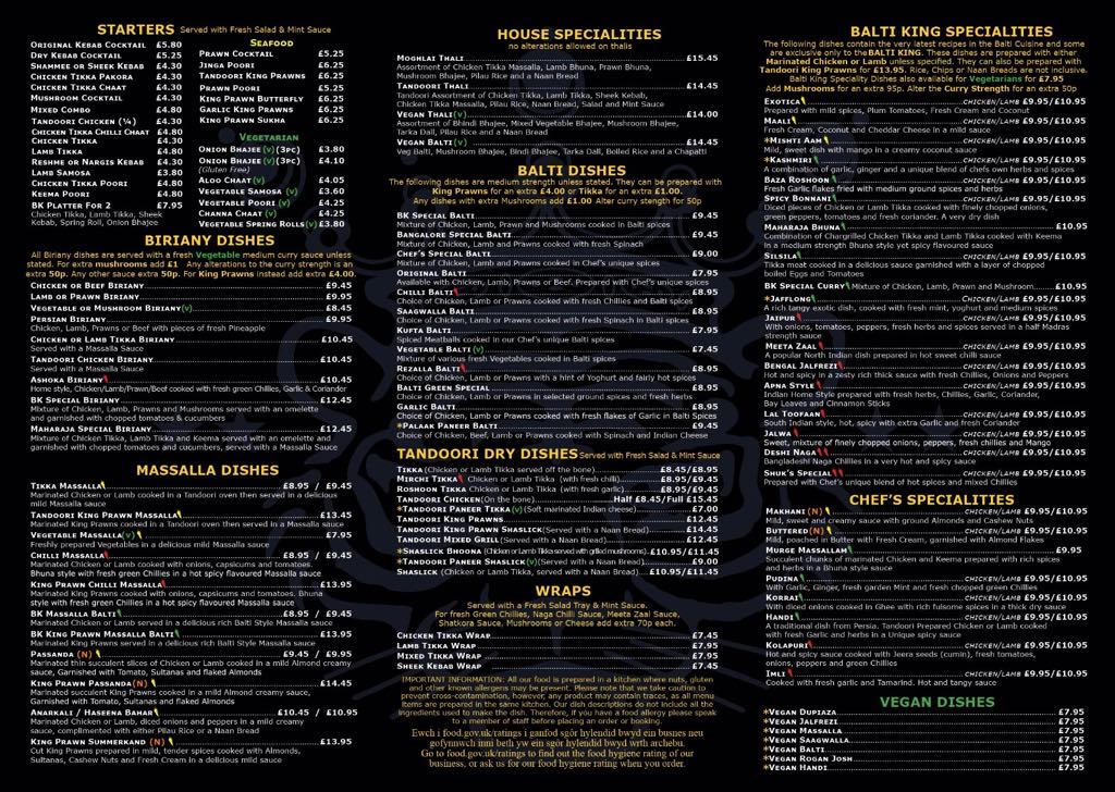 Menu Balti King-1