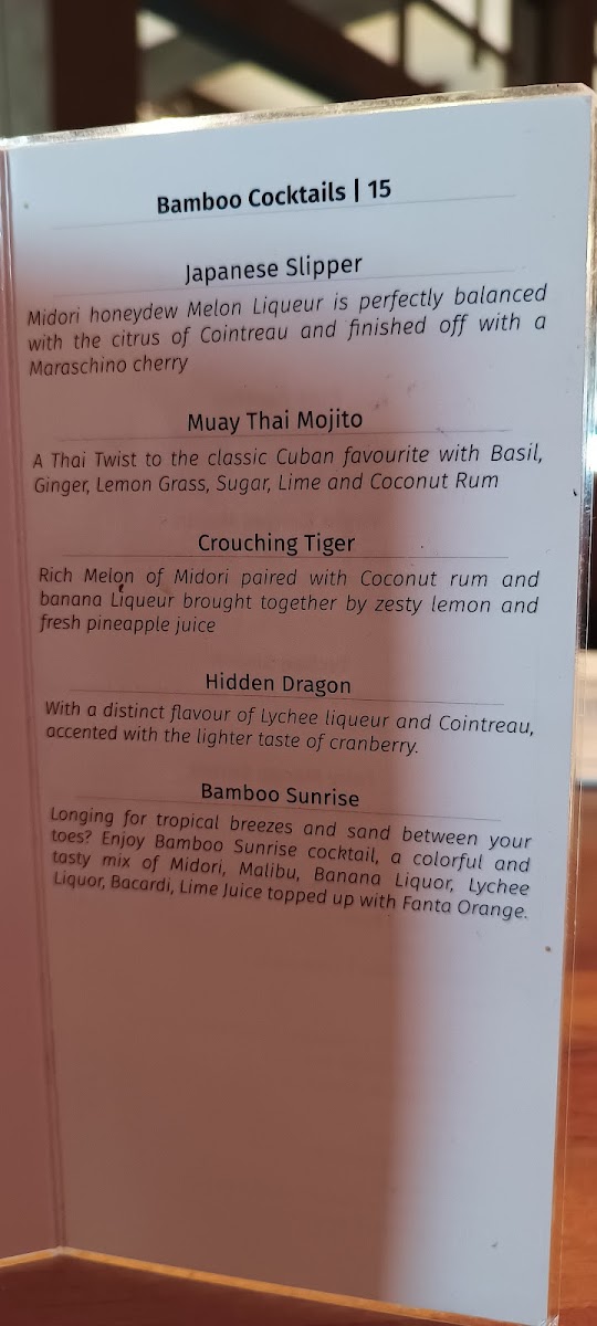 Menu Bamboo Garden Restaurant-6