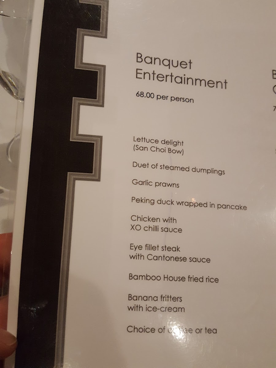 Menu Bamboo House Chinese Restaurant Melbourne-3