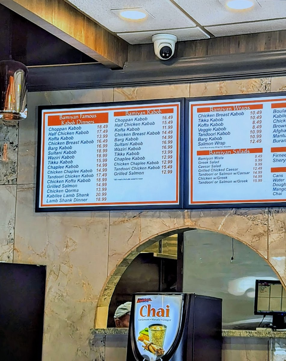 Menu Bamiyan Kabob-1