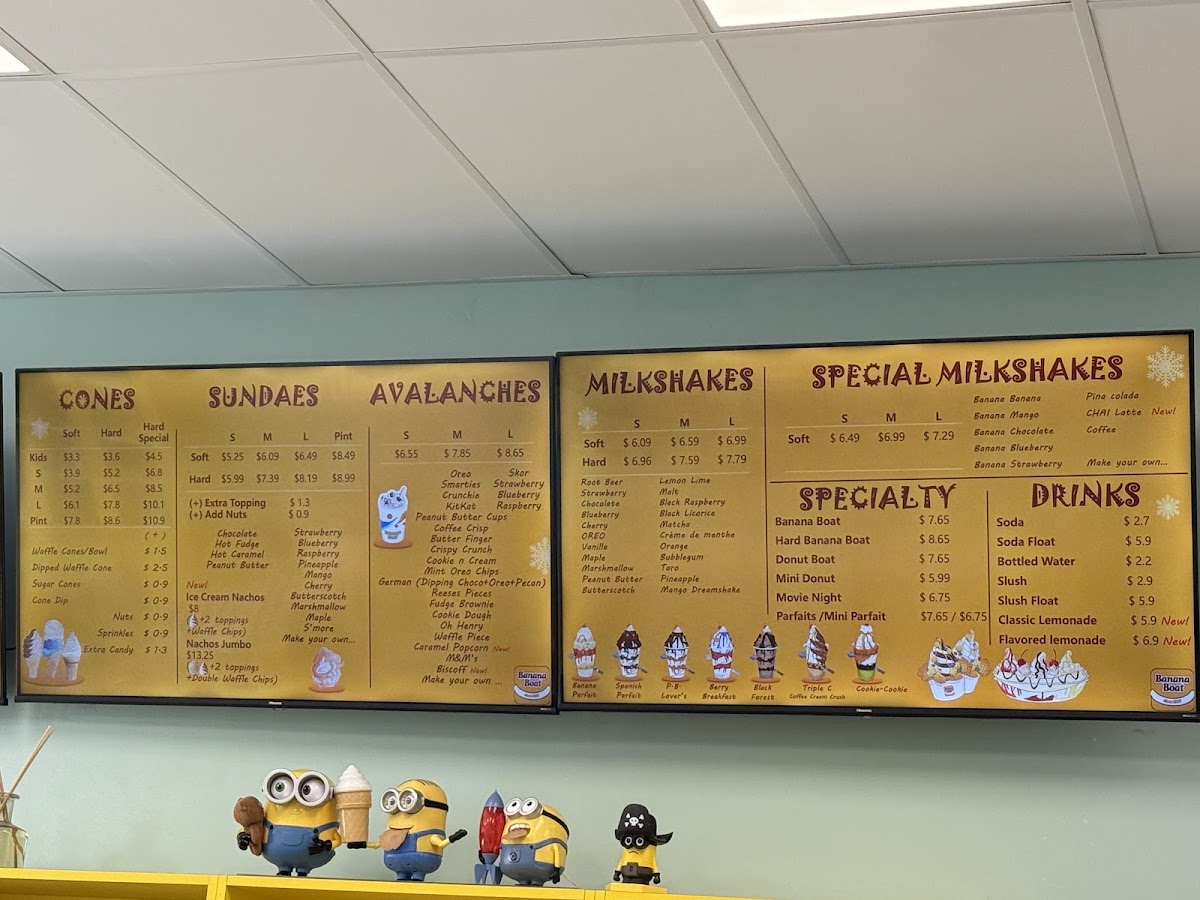 Menu Banana Boat (Sage Creek)-1