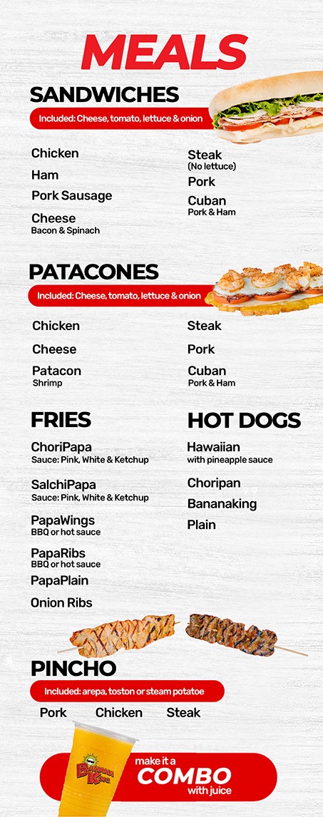 Menu Banana King-3