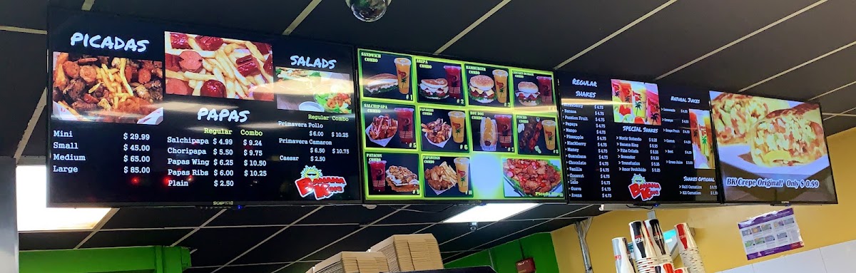 Menu Banana King-9