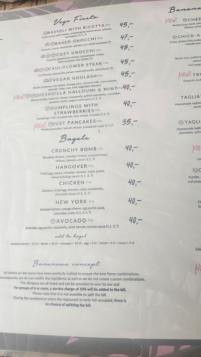 Menu Bananowa Szklarnia-5