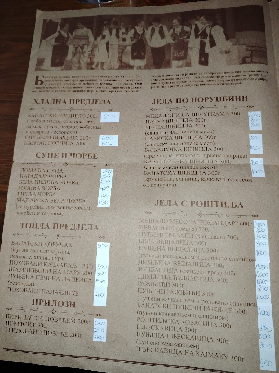 Menu Banatska Kuća-5