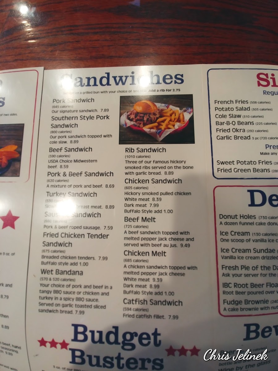 Menu Bandana's Bar-B-Q Fairview Heights, Il-10