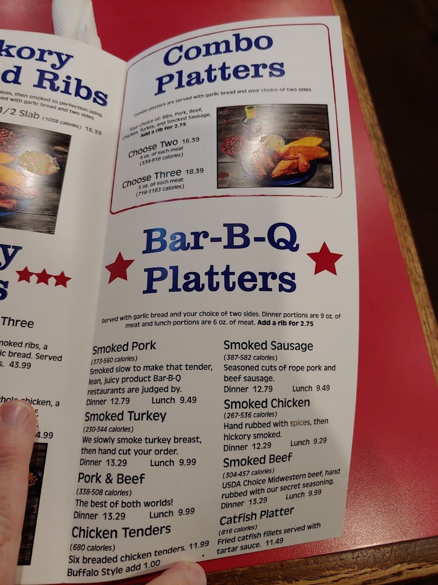 Menu Bandana's Bar-B-Q Fairview Heights, Il-5