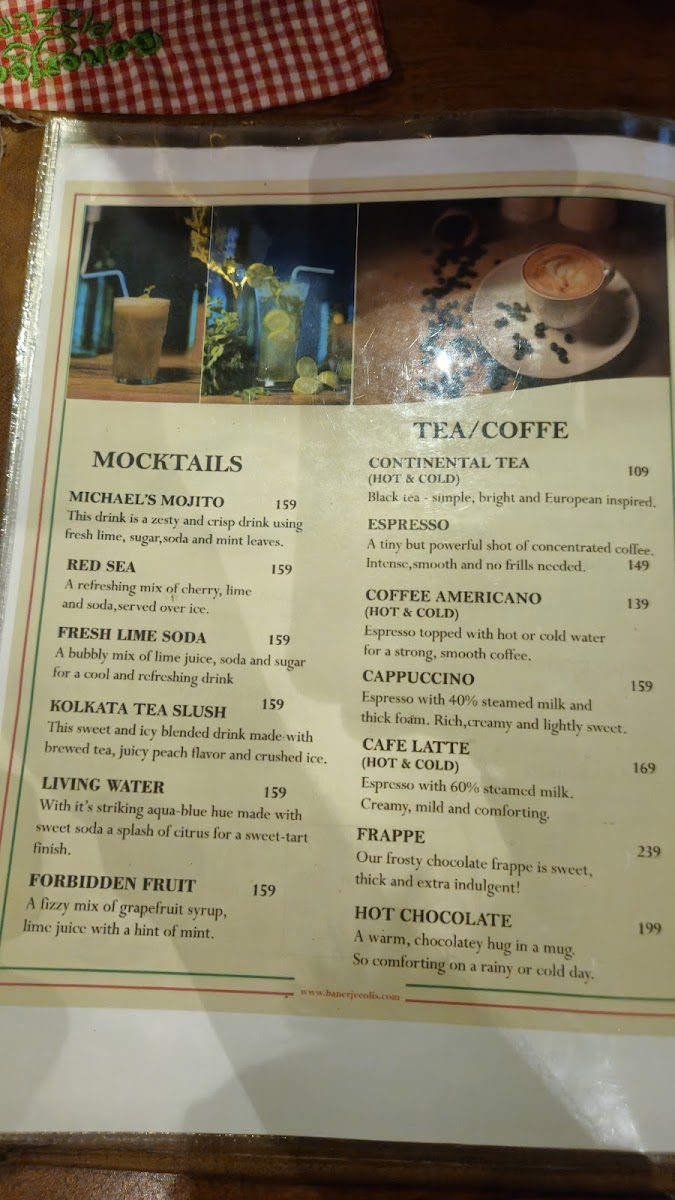 Menu Banerjeeoli's Pizza With A Purpose-7