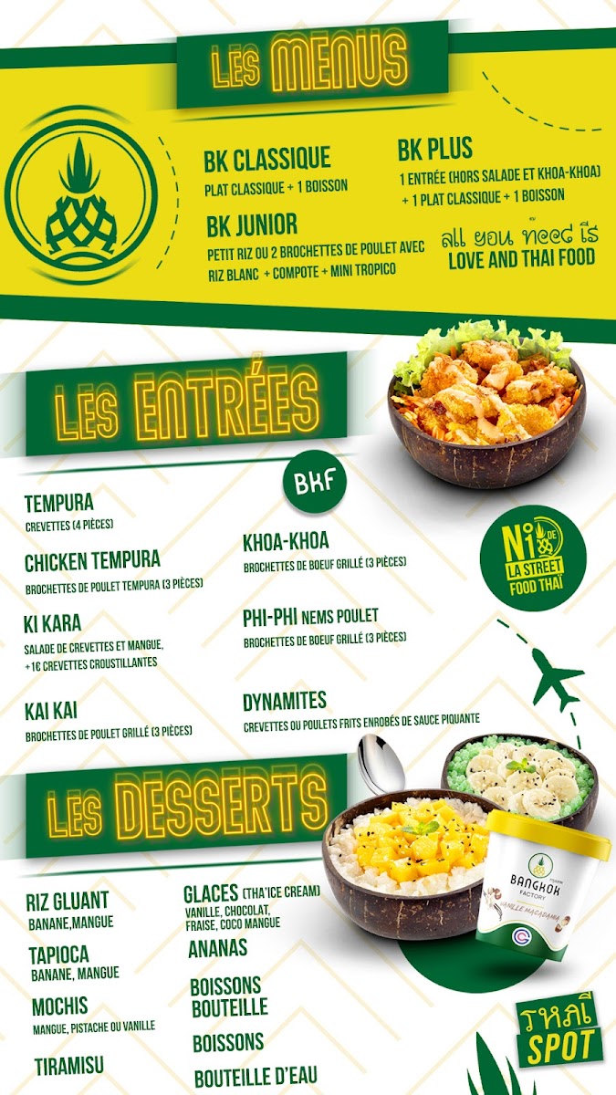 Menu Bangkok Factory Saint Maximin-1
