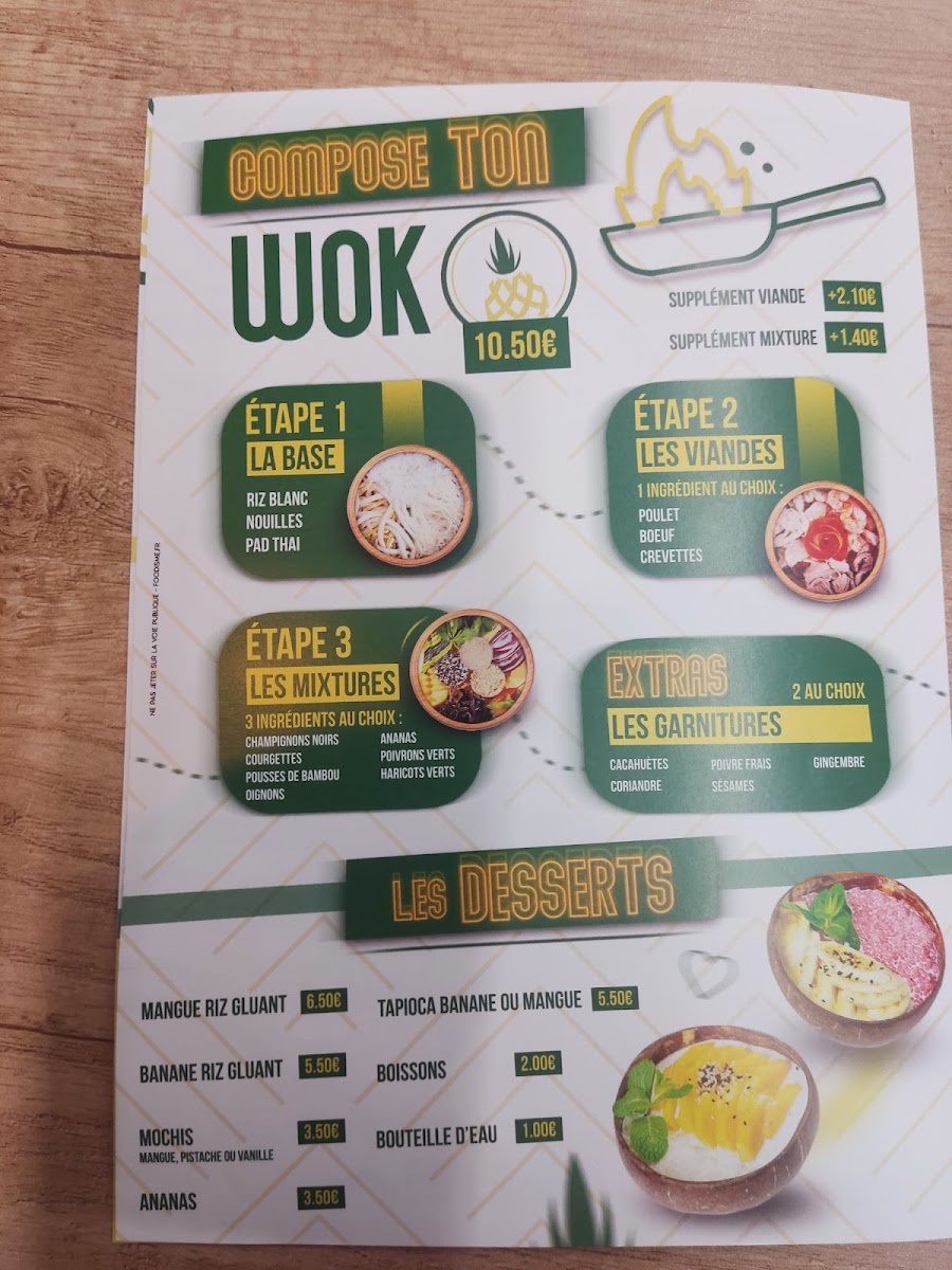 Menu Bangkok Factory Saint Maximin-7