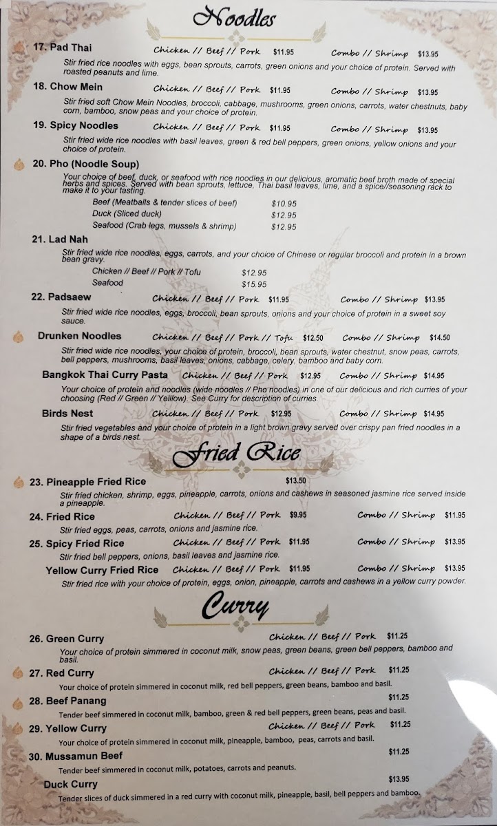 Menu Bangkok Thai Restaurant-4