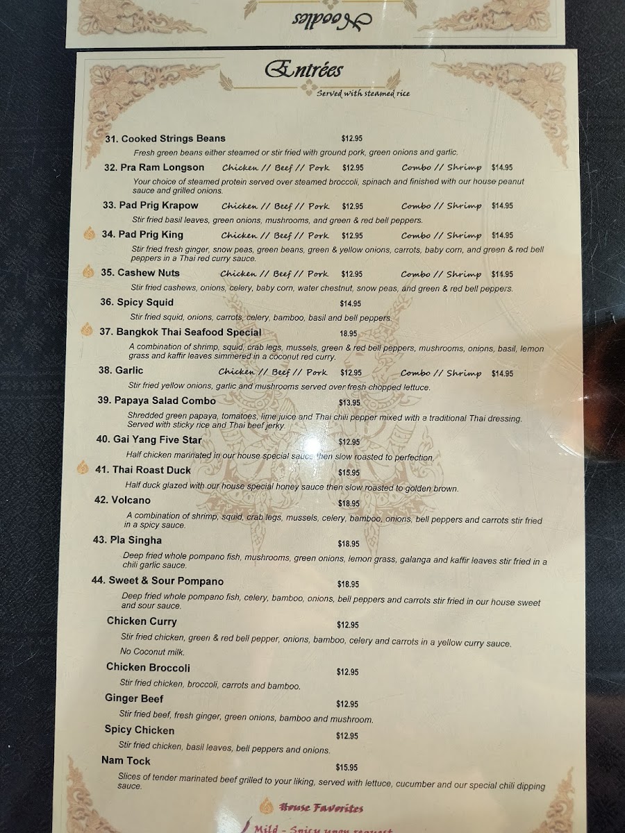 Menu Bangkok Thai Restaurant-8