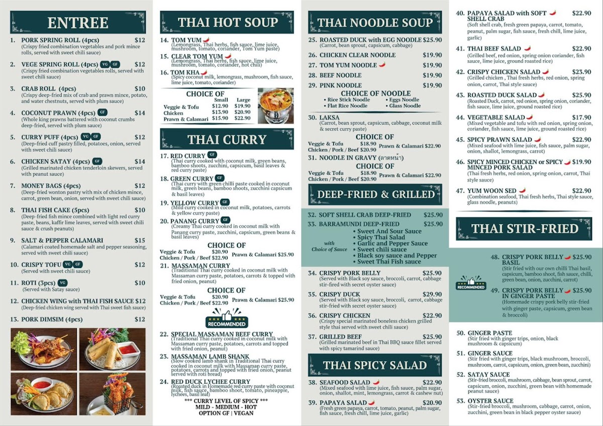 Menu Bangkok Thai Yamanto-1
