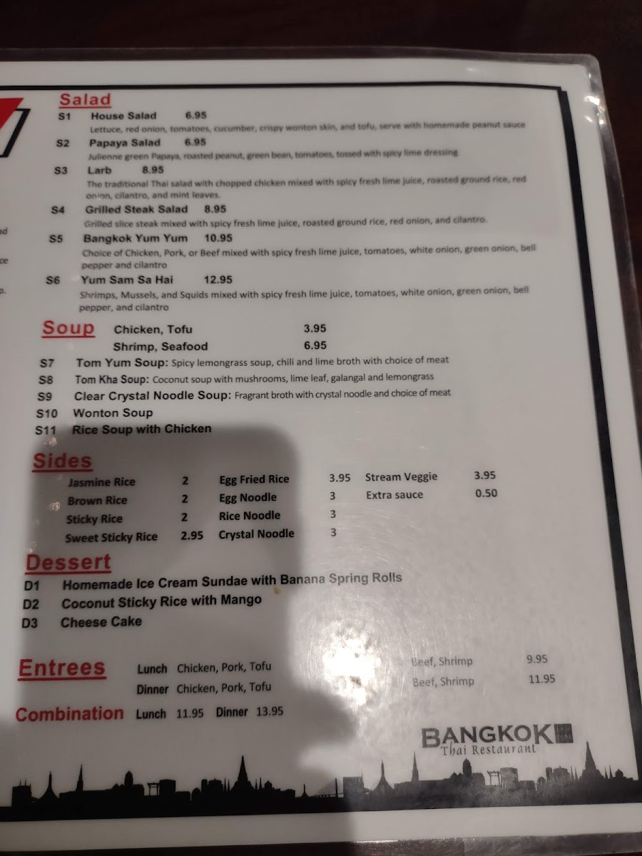 Menu Bangkok Thai-10