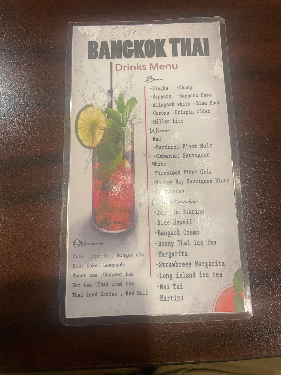 Menu Bangkok Thai-8