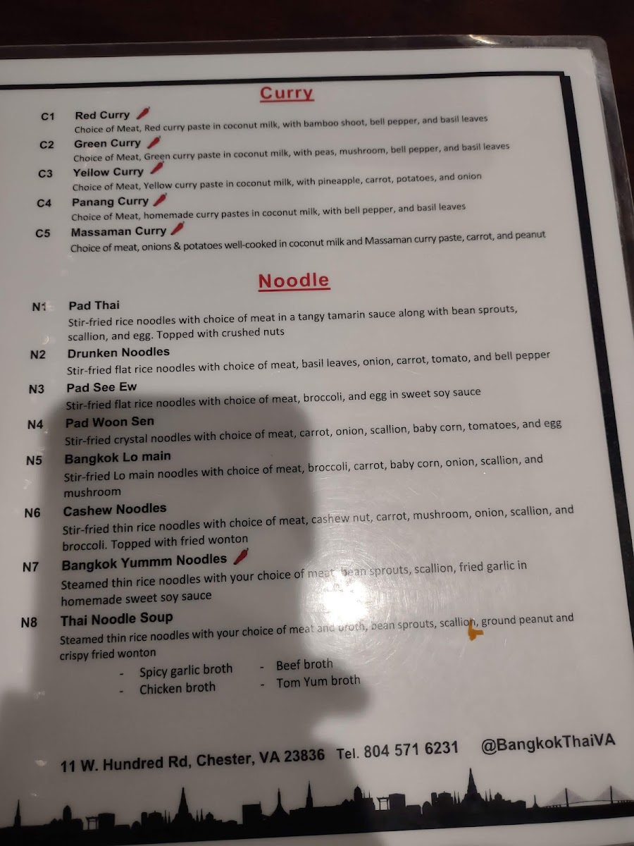Menu Bangkok Thai-9