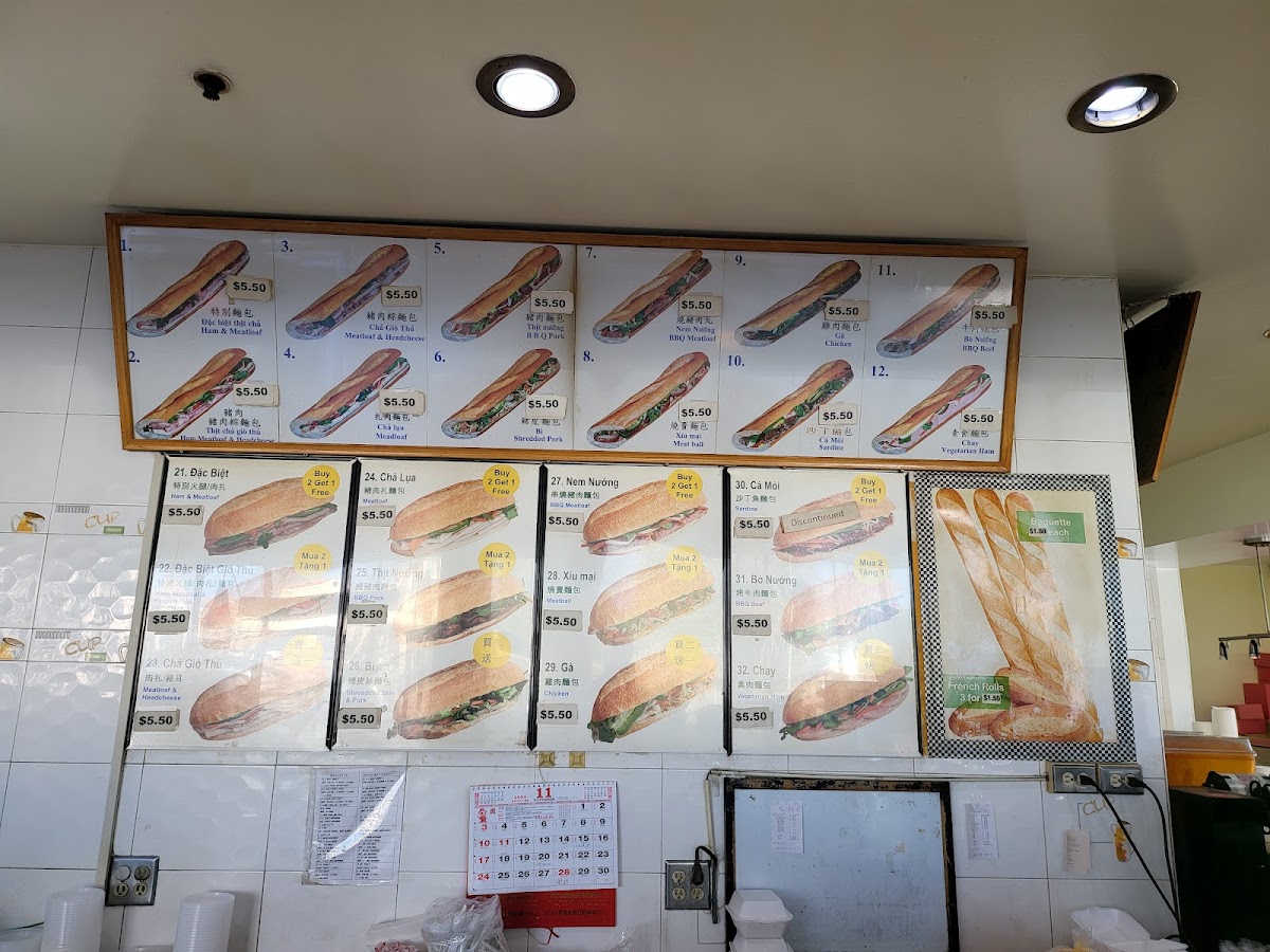 Menu Banh Mi & Che Cali-2