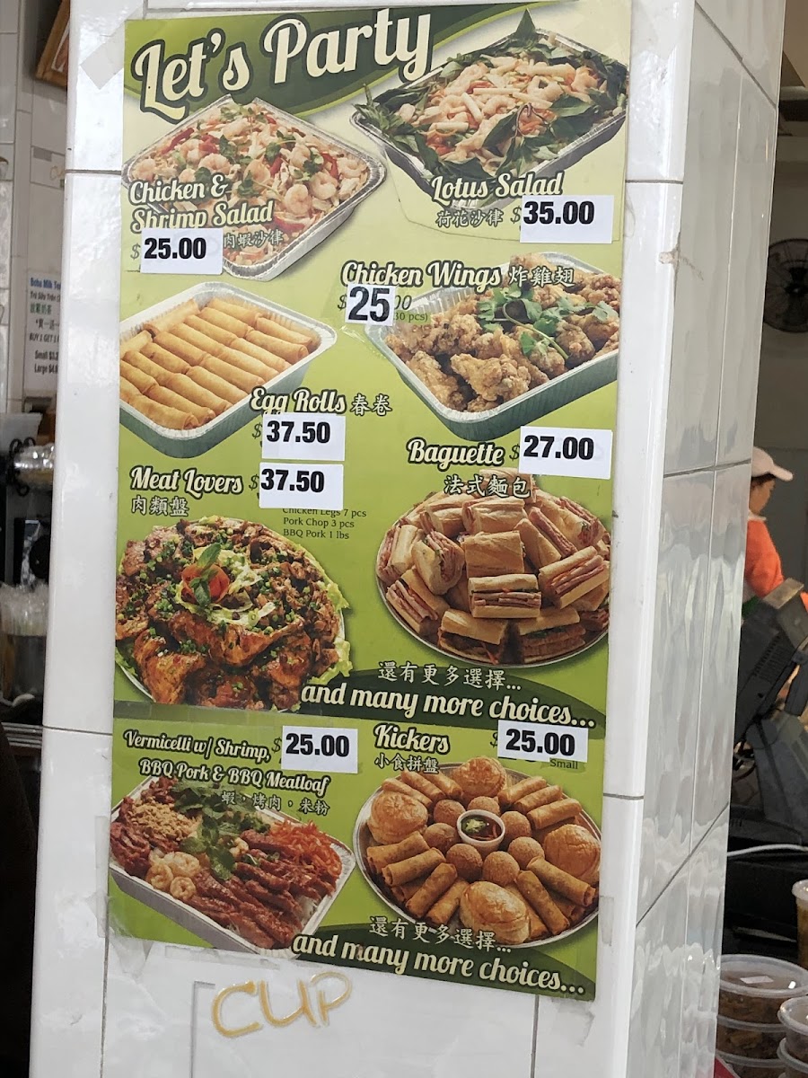 Menu Banh Mi & Che Cali-8