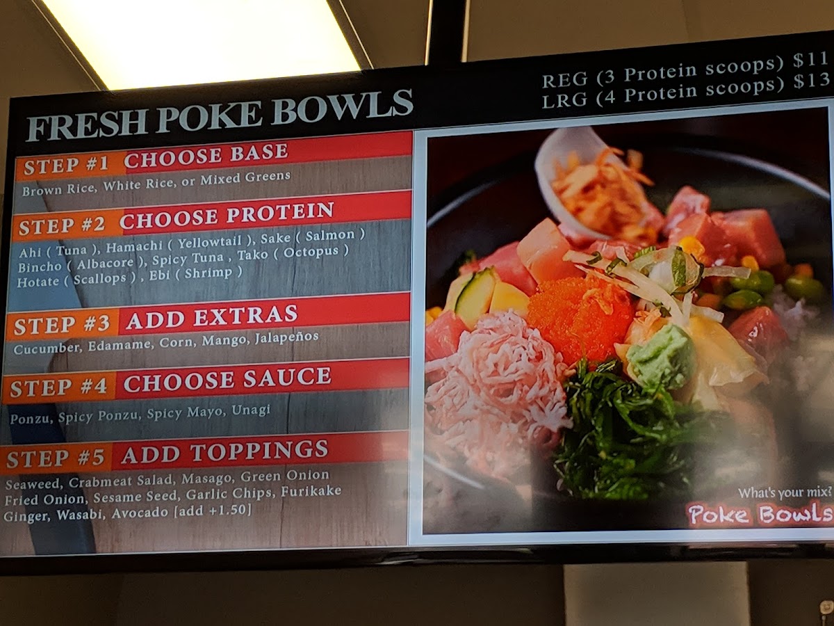 Menu Banh Mi Express Poke Mi-8