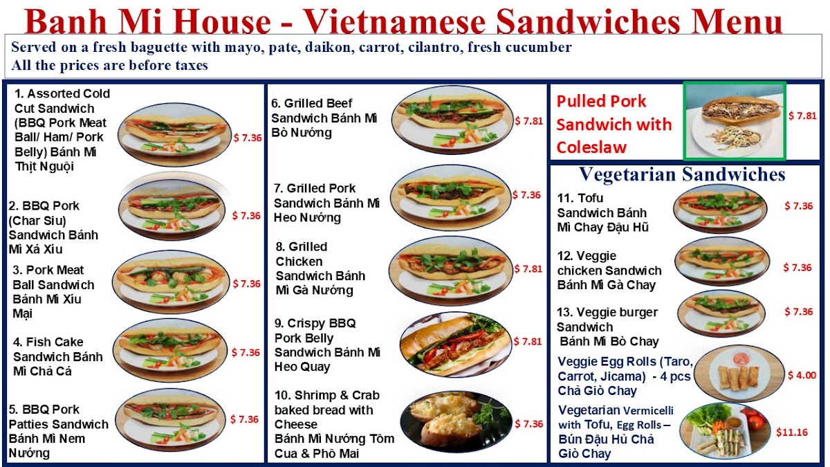 Menu Banh Mi House-1