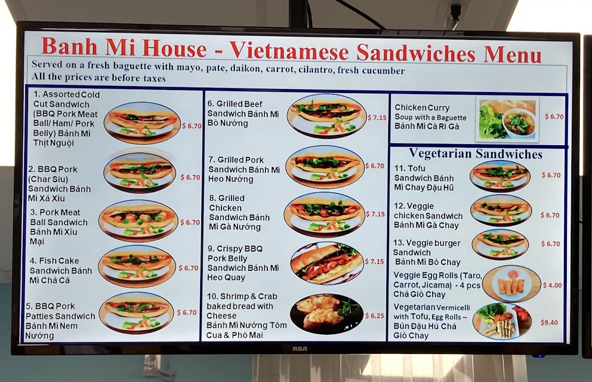Menu Banh Mi House-7